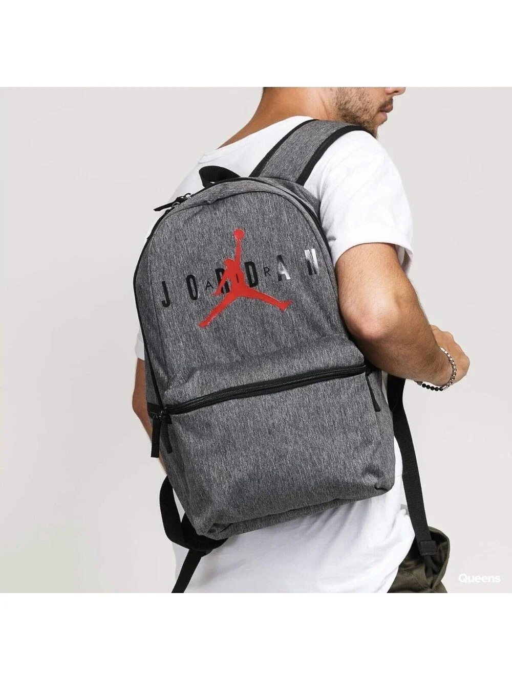 Jordan Backpack (23L) Carbon Heather MA0880-GEH One-Size New w/Tags